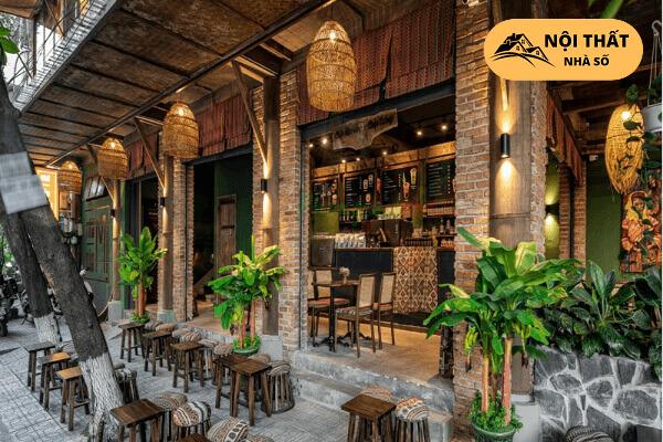 Mẫu thiết kế quán cafe góc phố