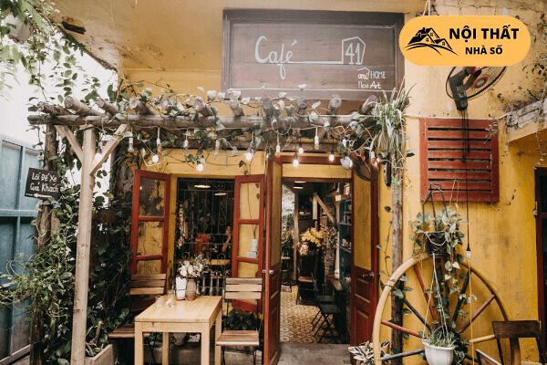 Mẫu quán cafe vintage