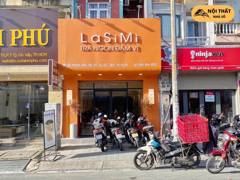Thiết kế quán trà sữa LaSiMi