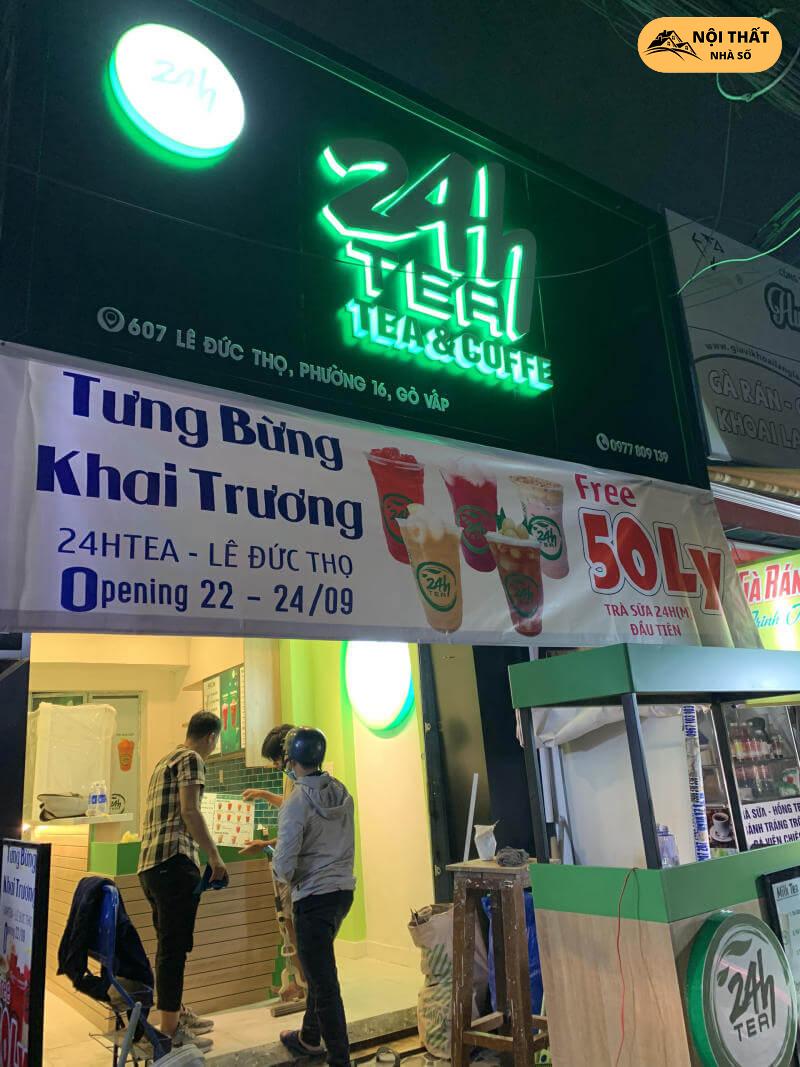 Khuyến mãi quán cafe và trà sữa 24h