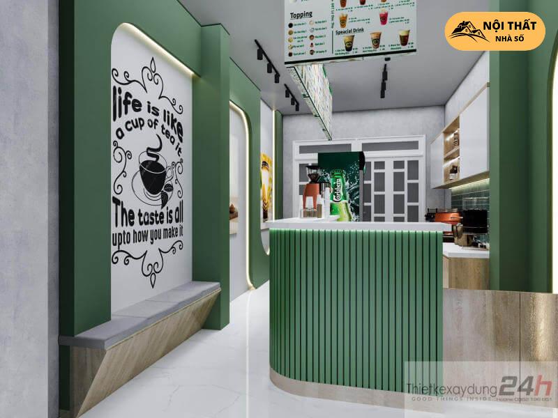 Hàng chờ quán cafe và trà sữa 24h