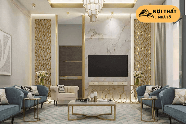 Thiết kế nội thất luxury tạo nên sự đẳng cấp cho gia chủ