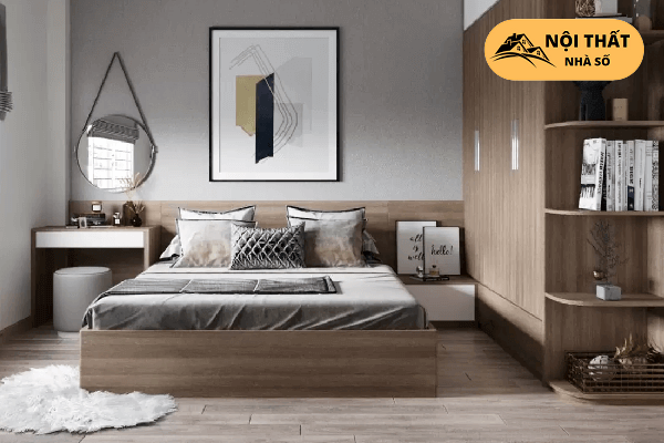 Phong cách thiết kế nội thất phòng ngủ chung cư hiện đại, độc đáo