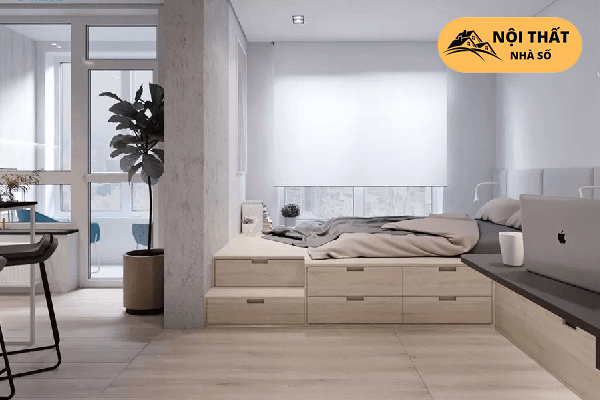 Sử dụng các nội thất thông minh góp phần giảm bớt diện tích cho căn hộ