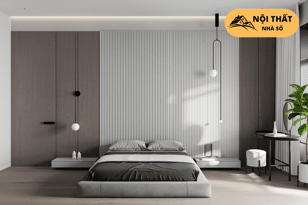 Phòng ngủ nhà phong cách tối giản 