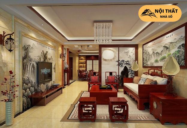 Phong cách theo thiết kế nội thất Á Đông đậm nét Trung Hoa
