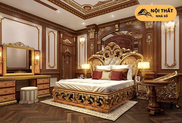 Phòng ngủ trong phong cách thiết kế Cổ Điển nổi bật lên quyền lực trong ngôi nhà