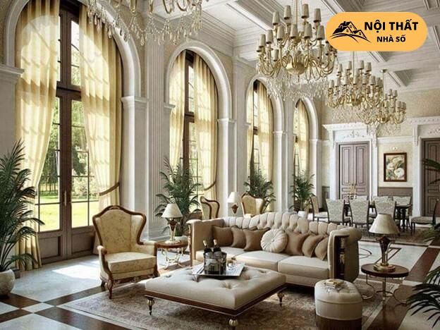 Phong cách thiết kế nội thất Cổ Điển Châu u - Sang trọng vượt thời gian