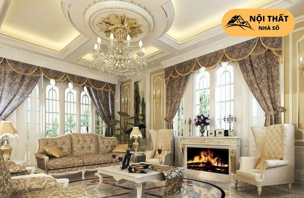 Mẫu thiết kế phòng khách theo xu hướng Châu Âu