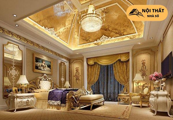 Mẫu thiết kế phòng ngủ theo nội thất Cổ điển quý tộc Pháp