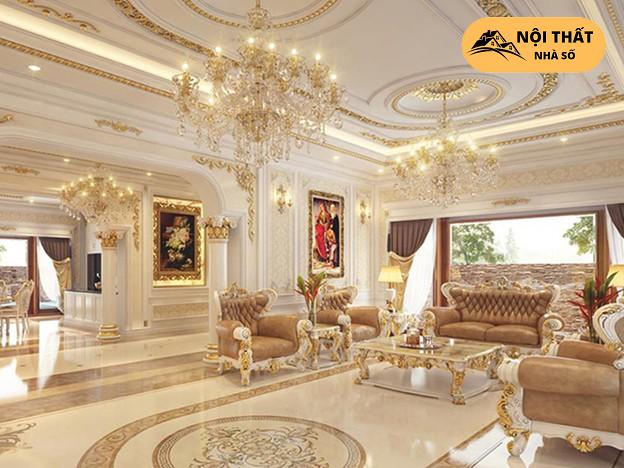 Phong cách cổ điển theo lối thiết kế Pháp nguy nga