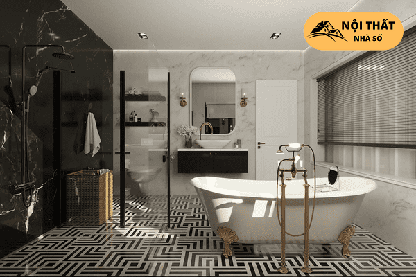 Phong cách Luxury phòng vệ sinh hiện đại và tiện nghi