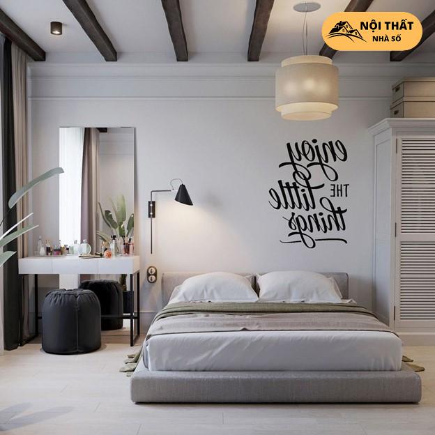 Phòng ngủ theo phong cách nội thất bắc âu sang trọng