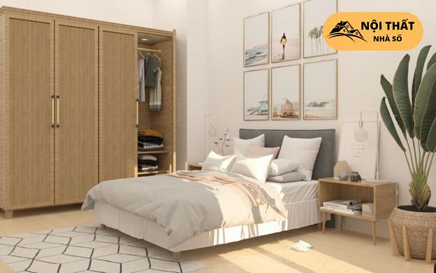 Phòng ngủ theo phong cách nội thất bắc âu năng động
