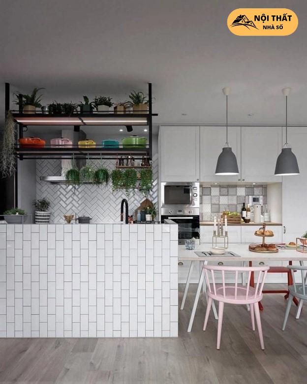 Thiết kế phòng bếp theo phong cách Scandinavian hiện đại nhưng vẫn hòa hợp thiên nhiên