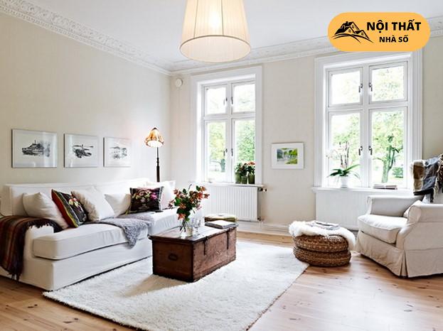 Phong cách nội thất Scandinavian (Bắc Âu) giúp tạo cảm giác ấm áp