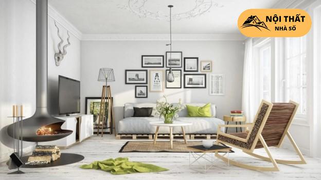 Phong cách nội thất Scandinavian (Bắc Âu) màu trung tính sang trọng