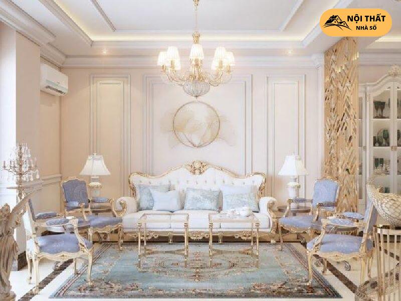 Thiết kế nội thất chung cư 3 phòng ngủ theo hướng phong cách Tân cổ điển