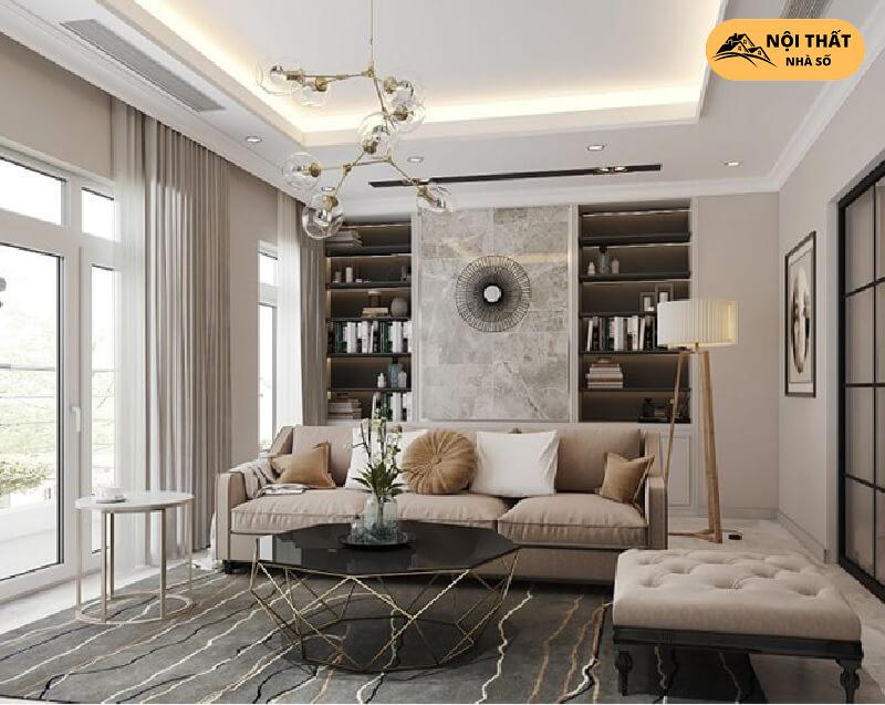 Thiết kế nội thất chung cư 3 phòng ngủ theo hướng phong cách Luxury
