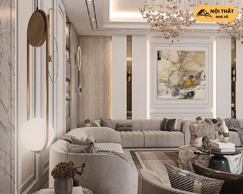 Phong cách Luxury giúp thể hiện sự xa hoa nhưng vẫn giữ được nét khiêm tốn, nhẹ nhàng