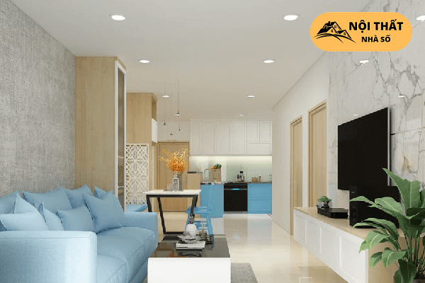 Căn hộ chung cư thiết kế theo kiểu năng động, trẻ trung cho không gian ngập tràn sức sống