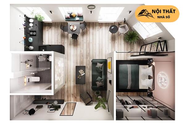 Thiết kế với phong cách phối cảnh tiện nghi và ấn tượng