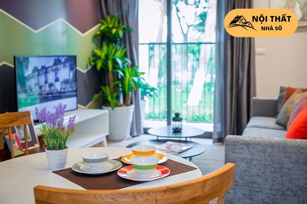 Thiết kế căn hộ chi tiết trang trí tinh tế, màu sắc uyển chuyển