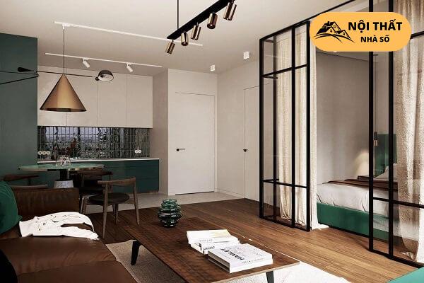 Phong cách hài hòa dùng gỗ để tôn lên các màu sắc khác
