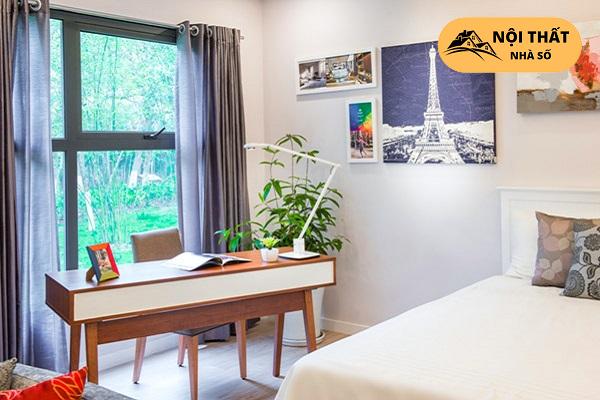 Gia chủ hoàn toàn có thể bố trí bàn làm việc trong không gian nhỏ