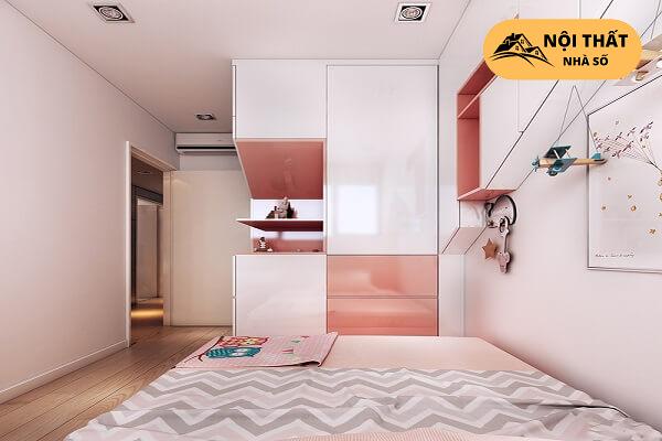 Màu hồng dịu dàng dành cho các bé gái nhỏ