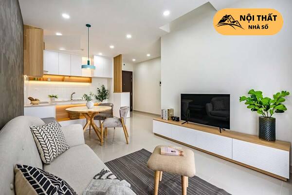 10+ Mẫu thiết kế nội thất chung cư 50m2 nhỏ gọn, đẹp và tiện ích