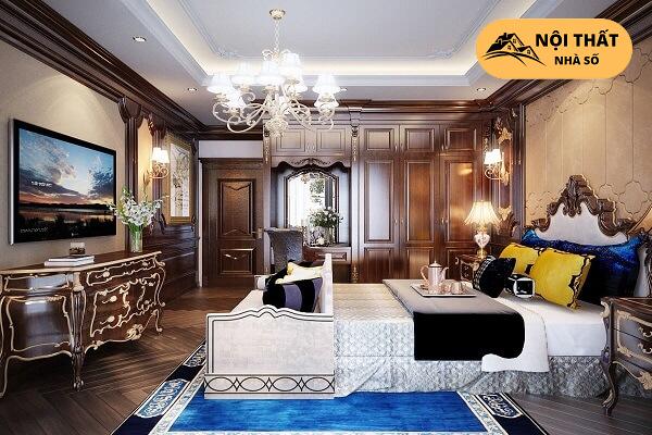 Phía sau giường nằm có ghế ngồi xem tivi thư giãn giả trí còn tiện lợi