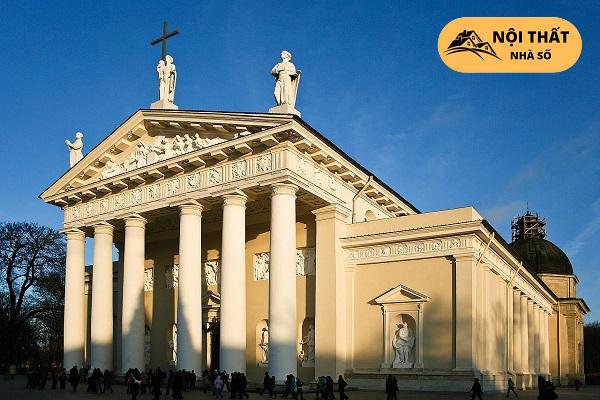 Phong cách Tân cổ điển của Nhà thờ Vilnius