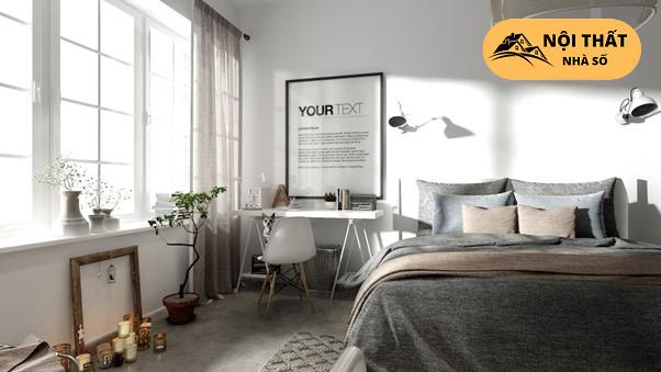 Thiết kế nội thất chung cư 2 phòng ngủ mang phong cách Scandinavian