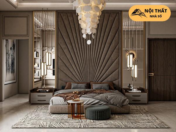 Thiết kế nội thất căn hộ chung cư 2 phòng ngủ theo phong cách Luxury