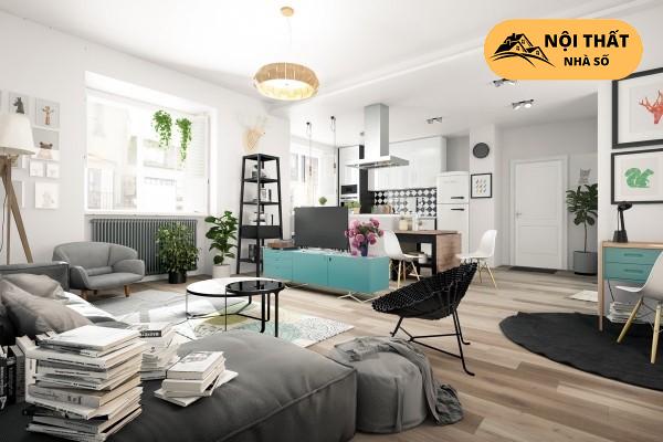 10+ Mẫu thiết kế nội thất chung cư 55m2 đẹp, tối ưu không gian