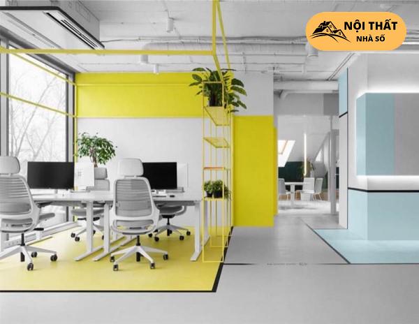 Thiết kế sáng tạo đem đến sự tươi mới trong thiết kế văn phòng 20m2