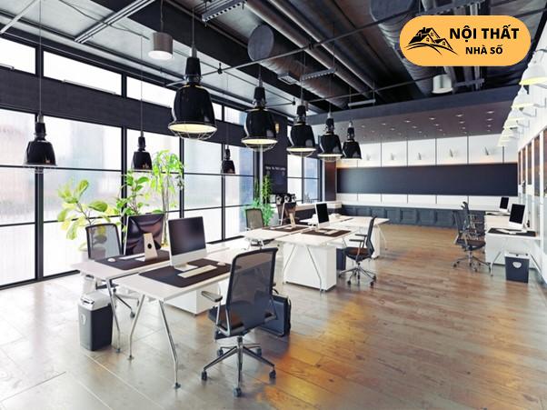Không gian tràn ngập ánh nắng tự nhiên trong thiết kế văn phòng 20m2