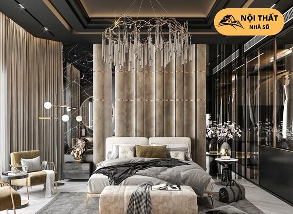 Nội thất phòng ngủ theo phong cách Luxury