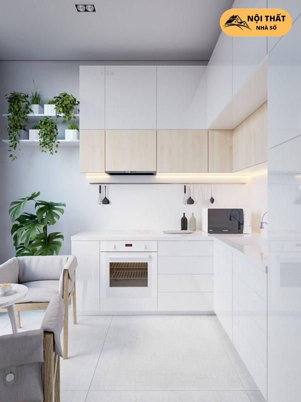 Nội thất phòng bếp theo phong cách tối giản Minimalism
