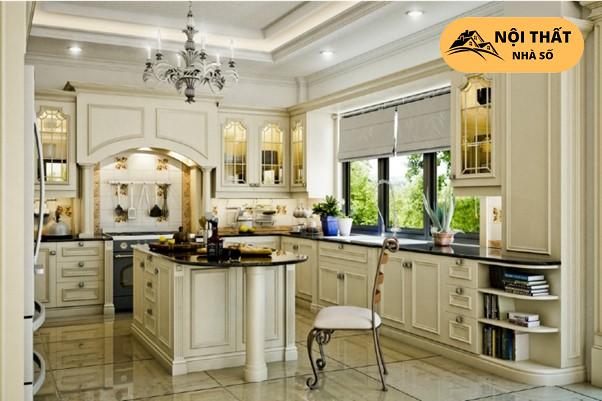 Nội thất phòng bếp theo phong cách cổ điển