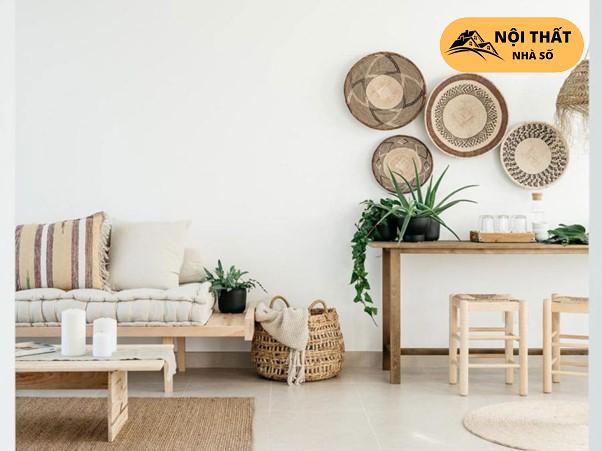 Nội thất phòng khách theo phong cách Hàn Quốc