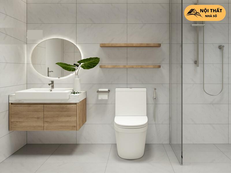 Các gam màu sáng sẽ giúp đem lại sự sạch sẽ, dễ lau chùi