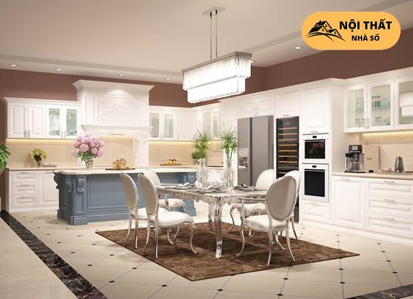 Phòng bếp theo phong cách Tân cổ điển