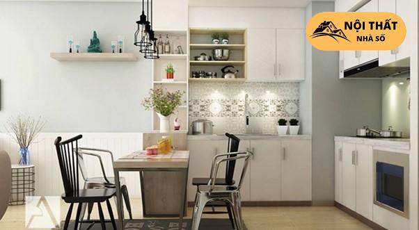 Phòng bếp phong cách tối giản
