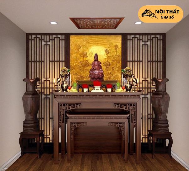 99+ Mẫu thiết kế phòng thờ nhỏ trang trọng, ý nghĩa cho gia chủ