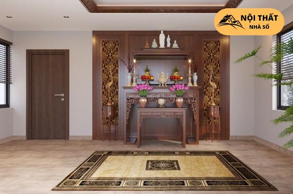 Mẫu bàn thờ cho nhà cấp 4 với 4 phòng ngủ
