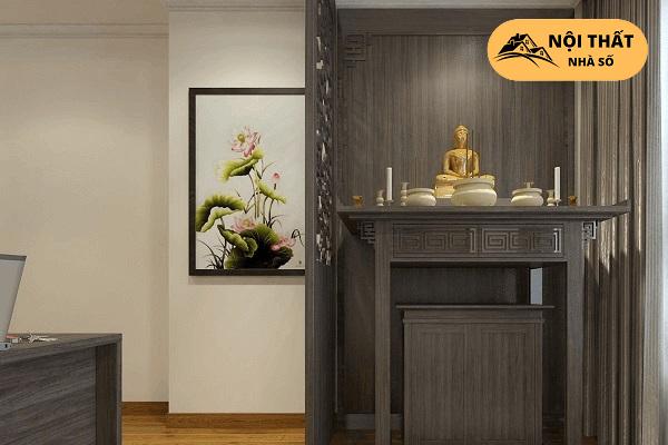 Mẫu thiết kế phòng thờ tân cổ điển trong biệt thự 6