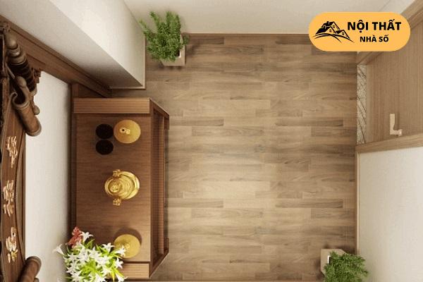 Mẫu thiết kế phòng thờ tân cổ điển trong biệt thự 10