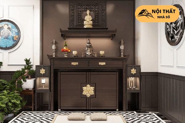 Mẫu thiết kế phòng thờ tân cổ điển cho nhà cấp 4-1